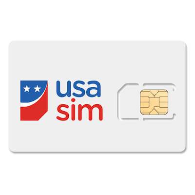 Carte SIM USA prépayée - 5 Go en 4G - Appels SMS illimités vers le monde -  30