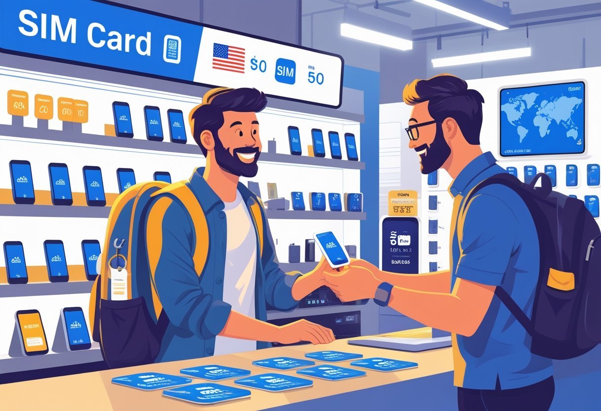 Prepaid simkaart kopen als toerist in de VS