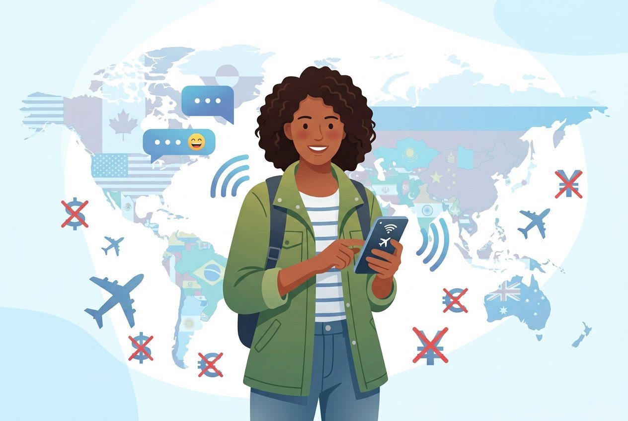 Telefoon internationaal gebruiken zonder kosten