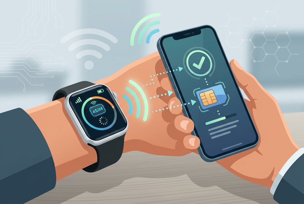 Smartwatch eSIM activatie